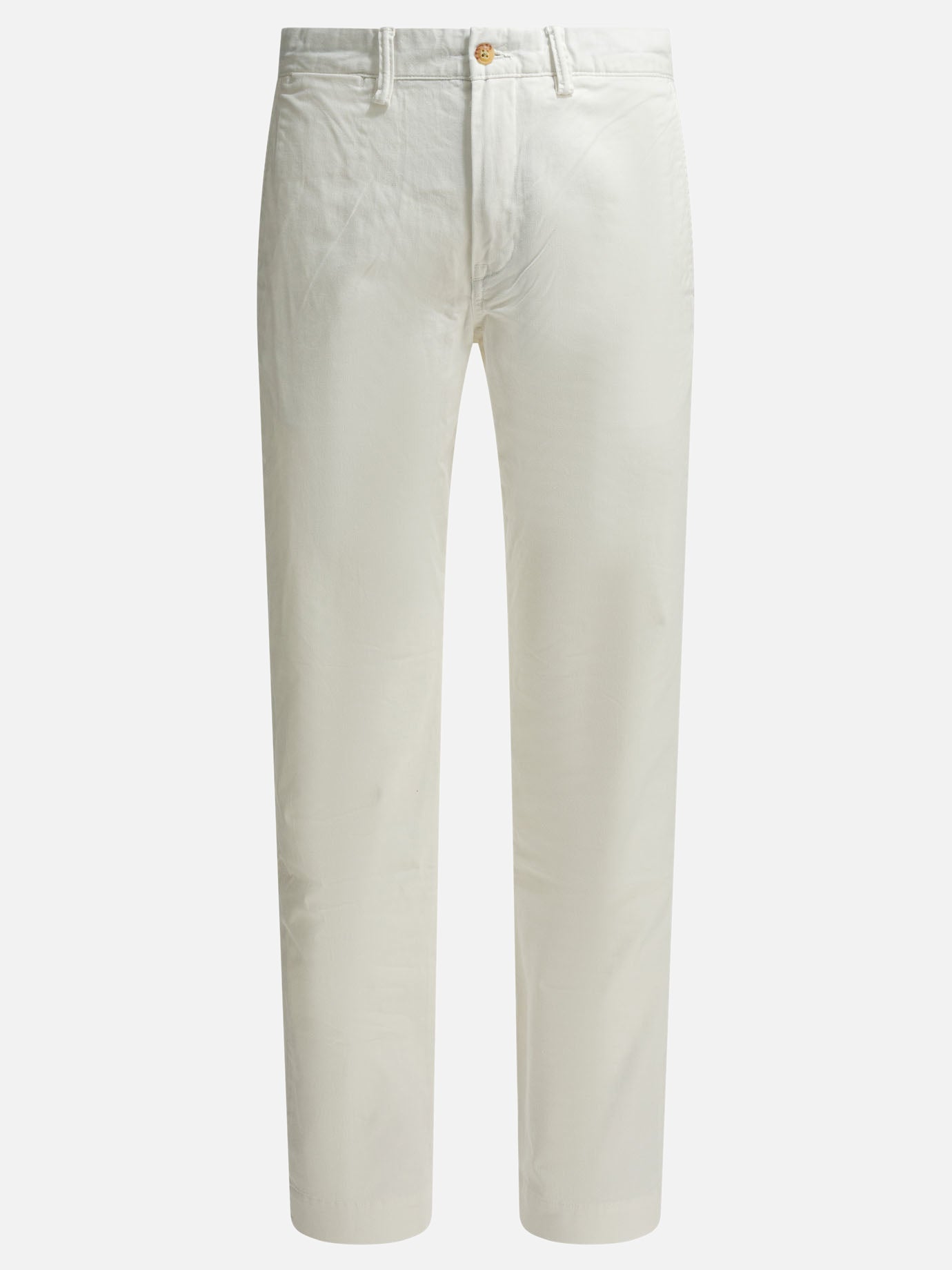 Leisure trousers 100% cotton  White - Polo Ralph Lauren Men | PDP | VIETTI Online Store | Zoom-Modal
