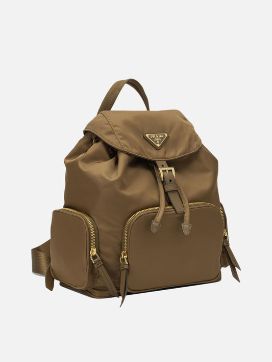 Casual backpacks 100% recycled polyamide  Brown - Prada Women | PDP | VIETTI Online Store | 2
