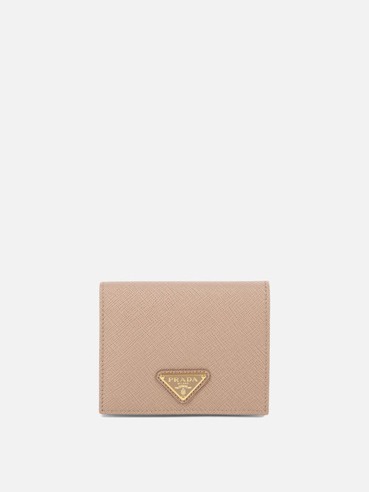 Card holders 100% lamb leather  Pink - Prada Women | PDP | VIETTI Online Store 
