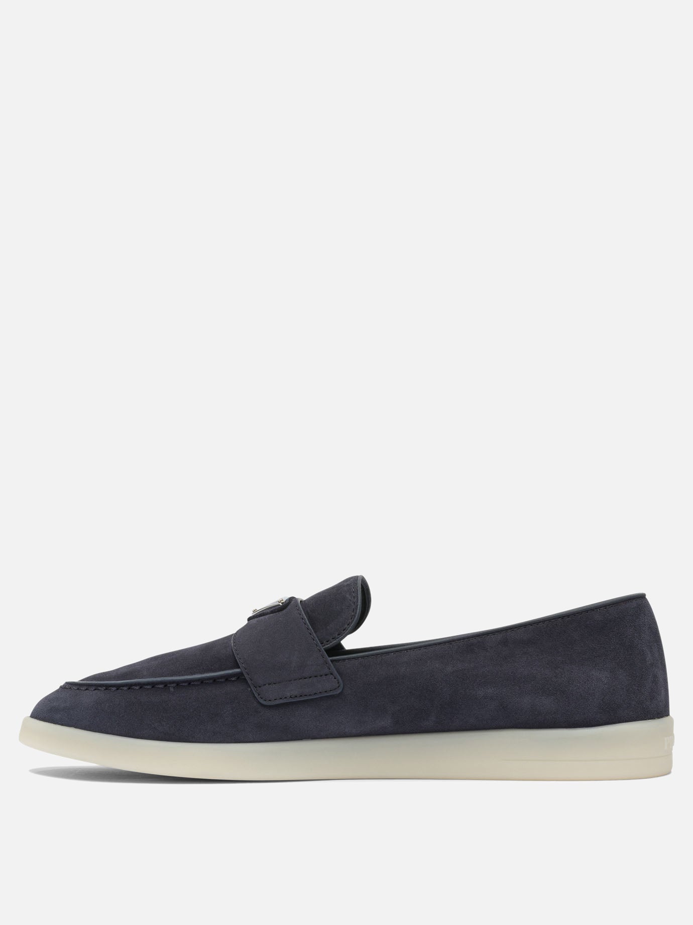 Loafers 100% calf leather - 100% rubber  Blue - Prada Men | PDP | VIETTI Online Store | thumbnail_3