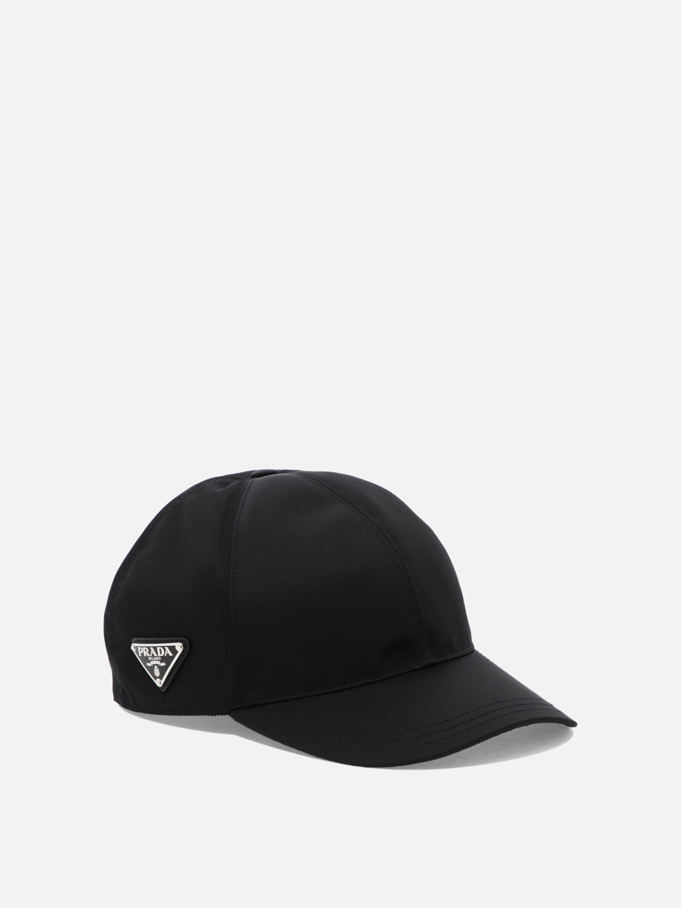 Baseball caps 100% recycled polyamide  Black - Prada Men | PDP | VIETTI Online Store | thumbnail_2