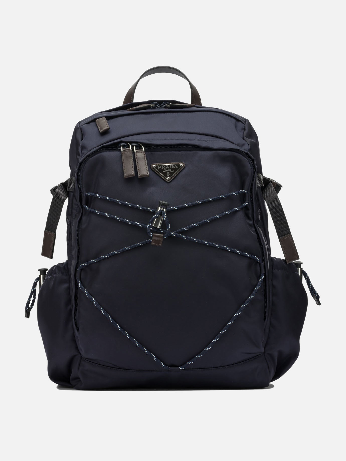 Casual backpacks 100% recycled polyamide  Blue - Prada Men | PDP | VIETTI Online Store | thumbnail