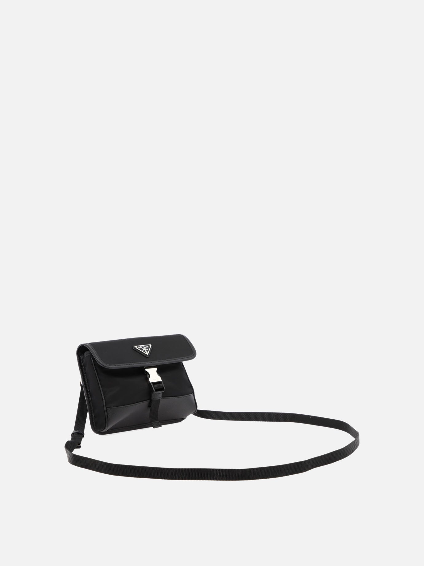 Small bags 100% recycled polyamide - Other fabric: 100% calf leather  Black - Prada Men | PDP | VIETTI Online Store | thumbnail_2