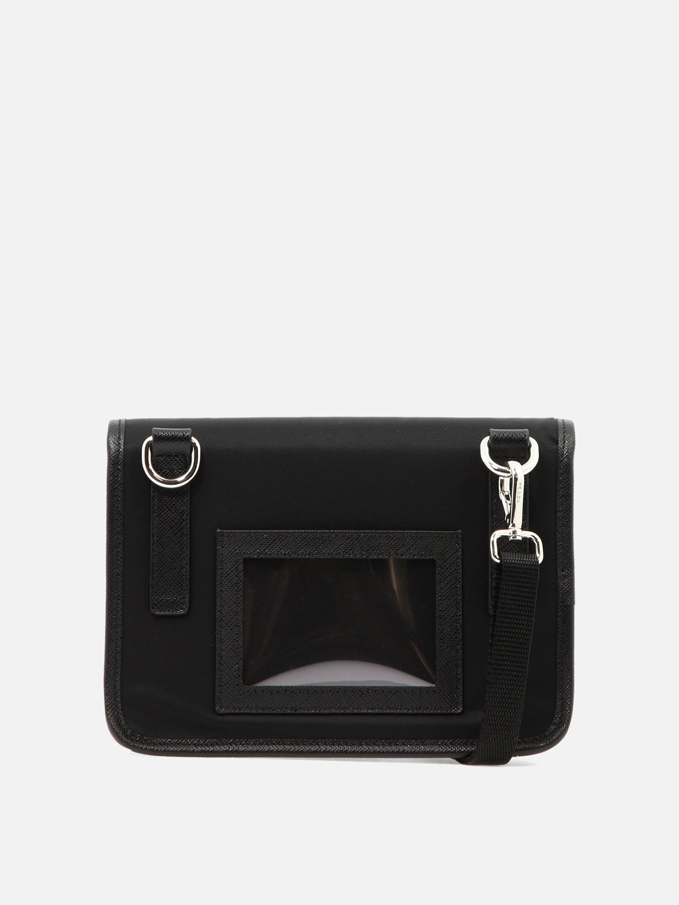 Small bags 100% recycled polyamide - Other fabric: 100% calf leather  Black - Prada Men | PDP | VIETTI Online Store | Zoom-Modal_3
