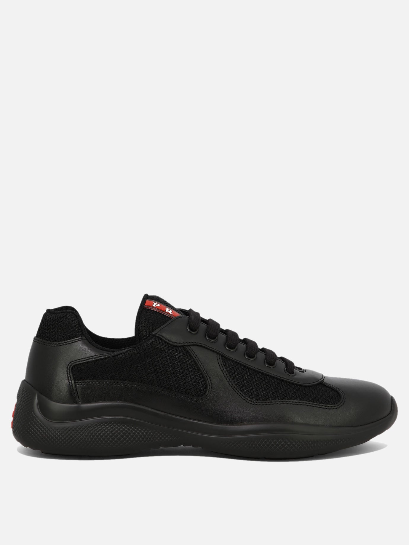 Low top sneakers 100% polyamide - 100% calf leather  Black - Prada Men | PDP | VIETTI Online Store | Zoom-Modal

