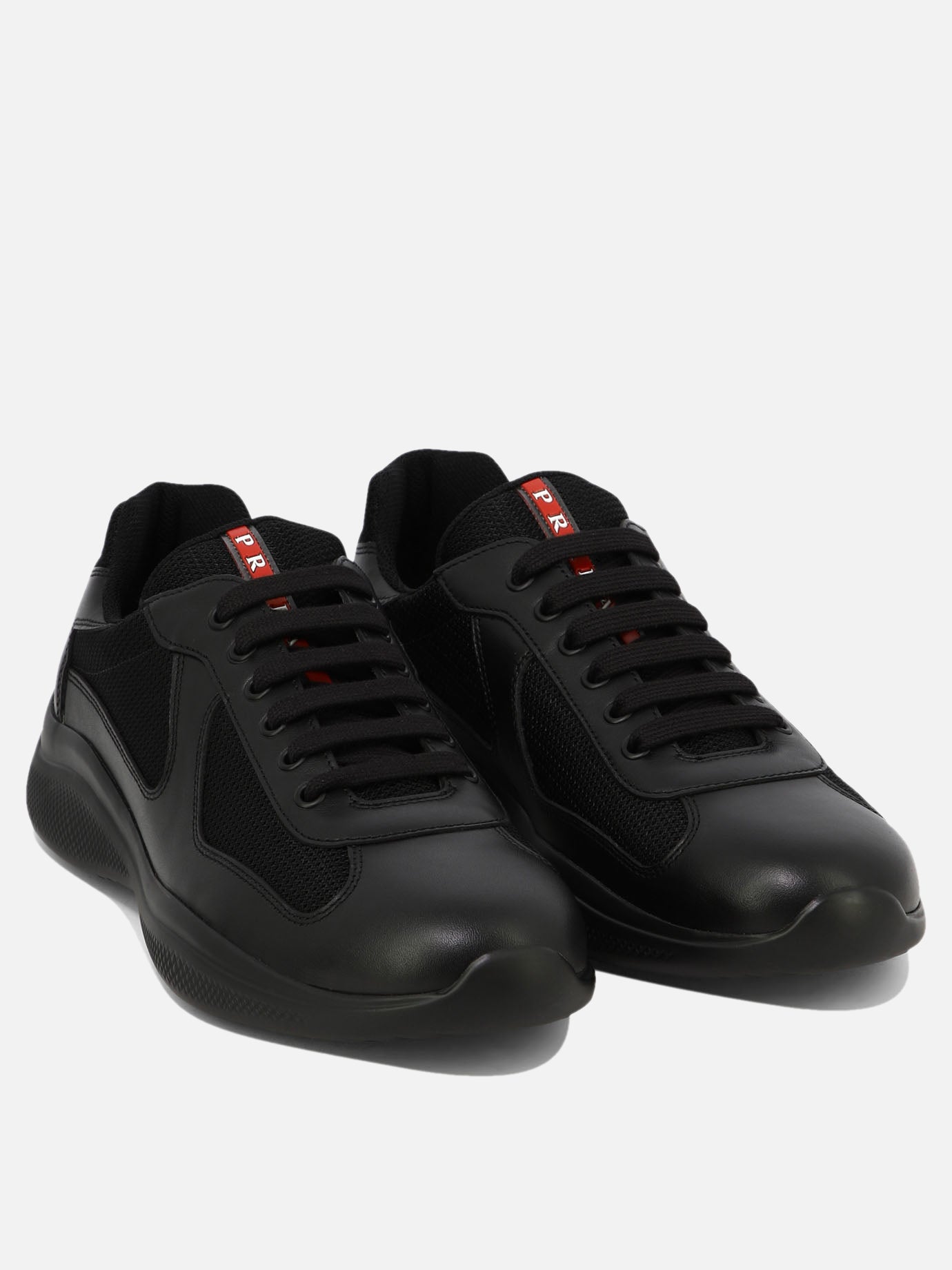 Low top sneakers 100% polyamide - 100% calf leather  Black - Prada Men | PDP | VIETTI Online Store | Zoom-Modal_2
