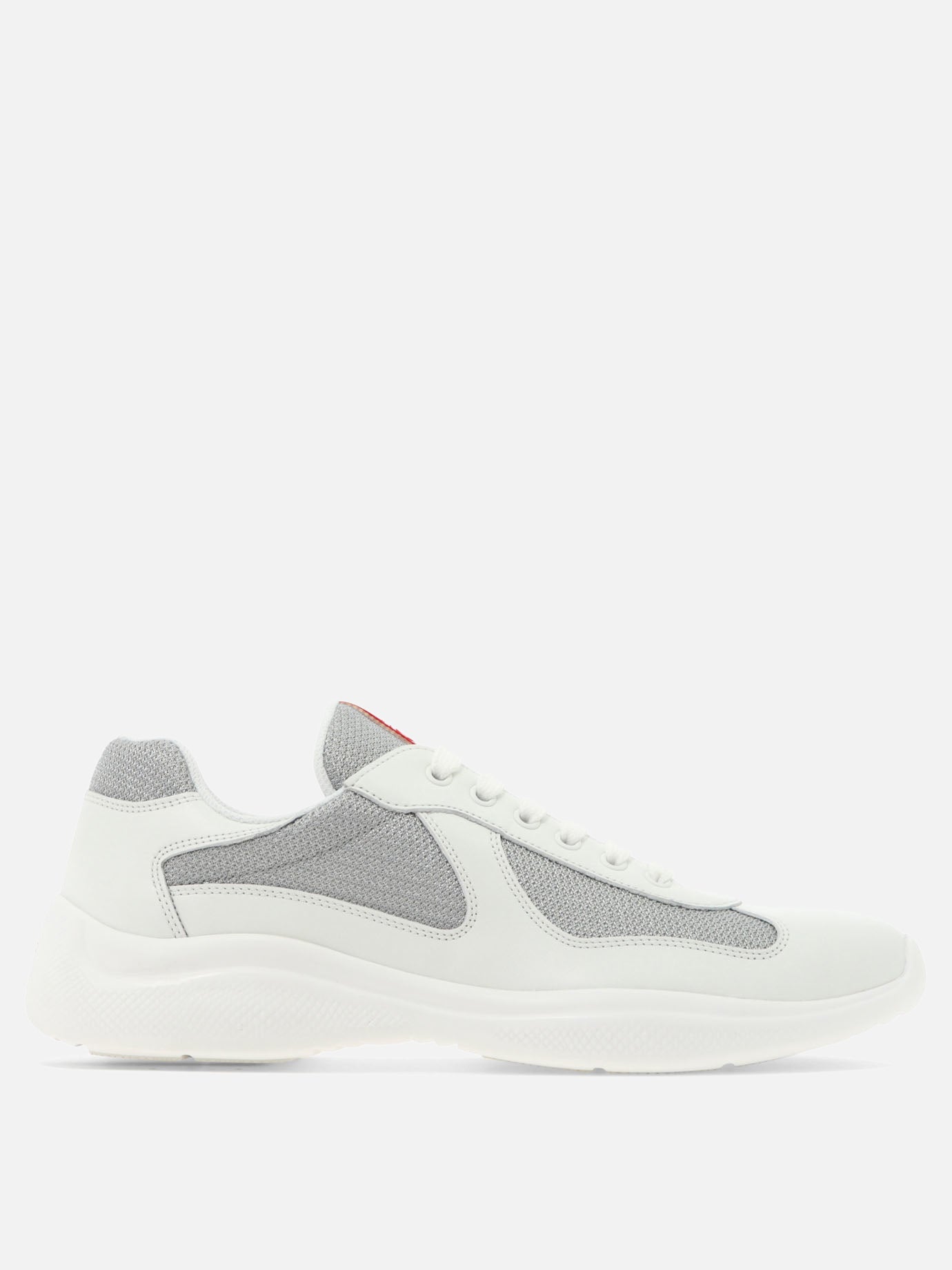 Low top sneakers 100% leather - 100% fabric - 100% rubber  White - Prada Men | PDP | VIETTI Online Store | Zoom-Modal
