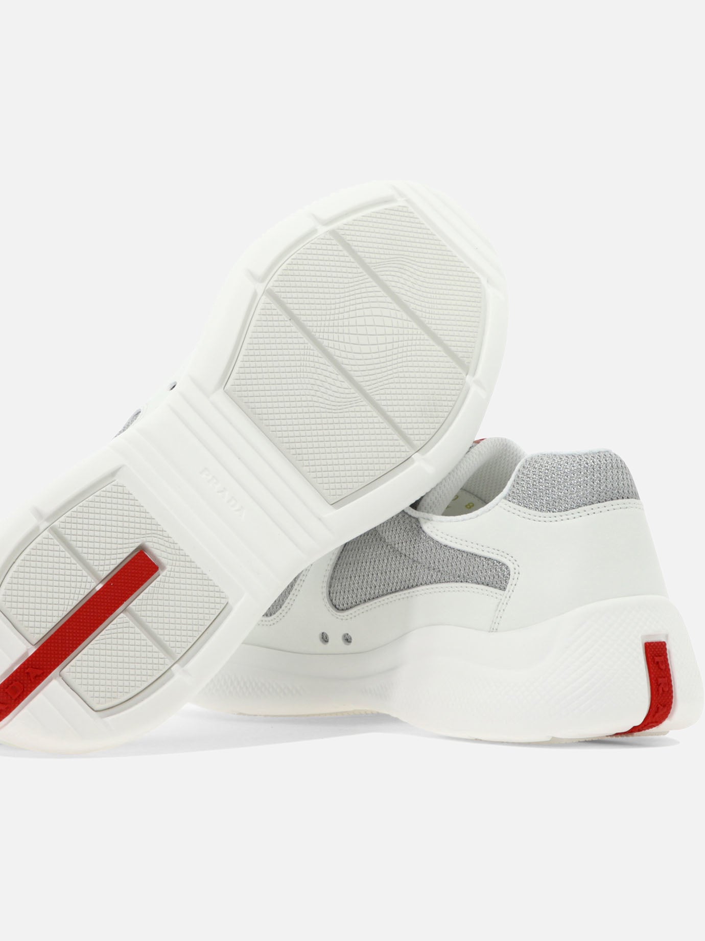 Low top sneakers 100% leather - 100% fabric - 100% rubber  White - Prada Men | PDP | VIETTI Online Store | Zoom-Modal_5
