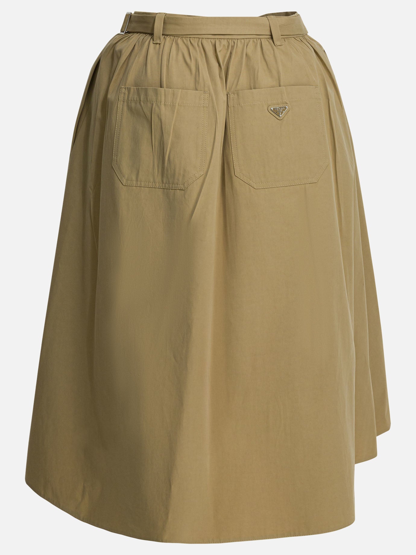Midi skirts Solid colour  Beige - Prada Women | PDP | VIETTI Online Store | Zoom-Modal_2

