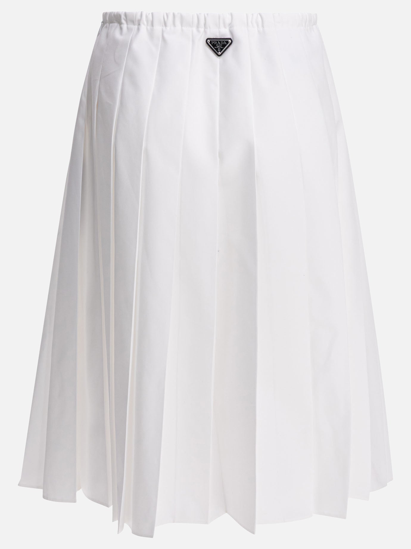 Midi skirts Logo  White - Prada Women | PDP | VIETTI Online Store | Zoom-Modal_2
