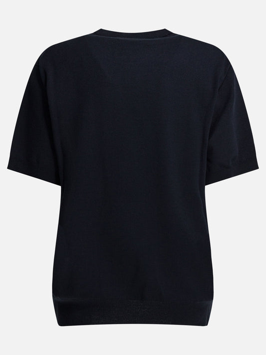Crewneck t-shirts Logo  Blue - Prada Women | PLP | VIETTI Online Store | 2

