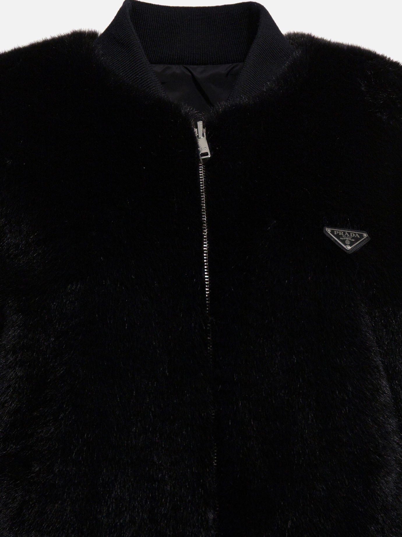 Bomber jackets Logo  Black - Prada Women | PDP | VIETTI Online Store | Zoom-Modal_5
