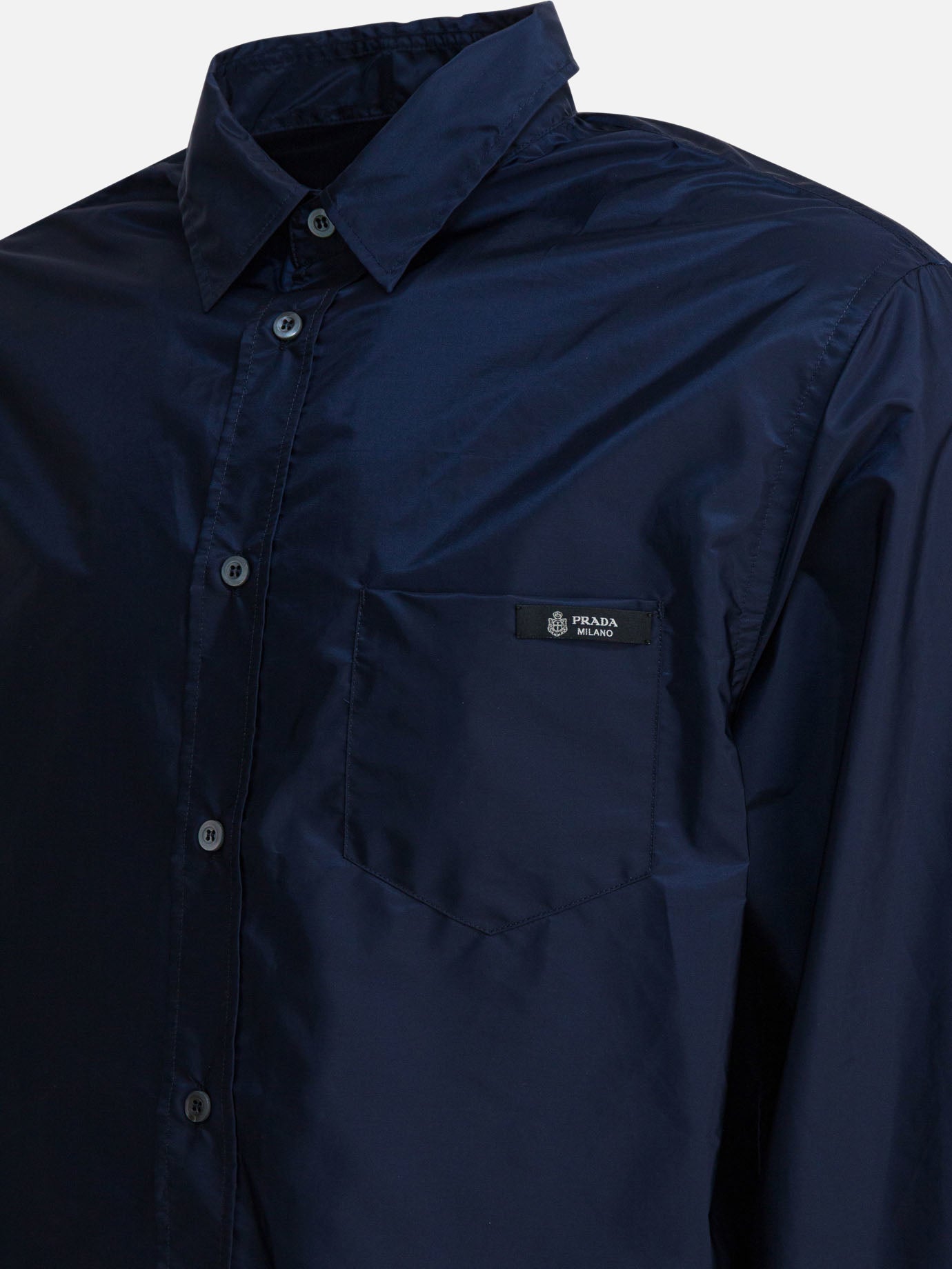 Casual shirts Logo  Blue - Prada Men | PDP | VIETTI Online Store | Zoom-Modal_4
