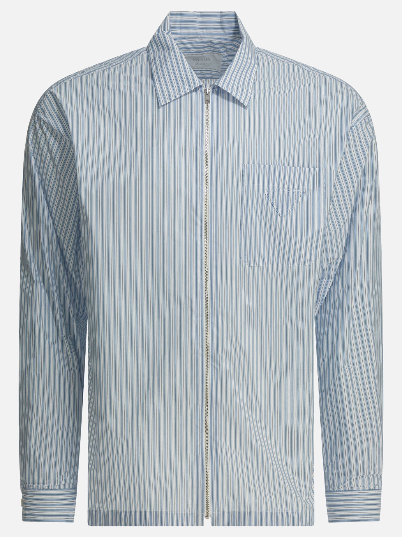 Casual shirts Striped  Light blue - Prada Men | PDP | VIETTI Online Store | thumbnail