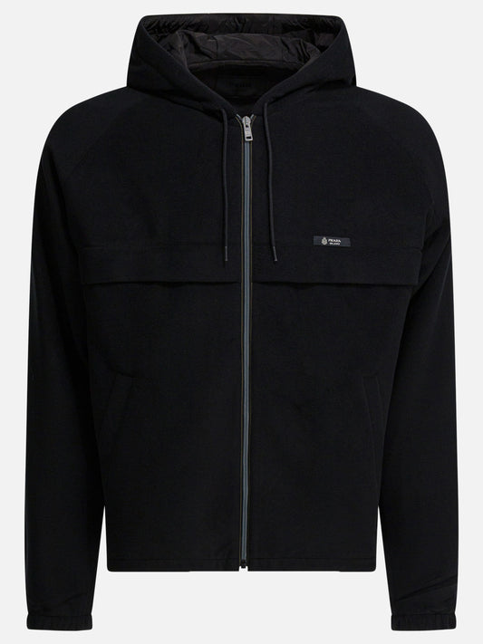 Quilted & Utility Jackets Solid colour  Black - Prada Men | PDP | VIETTI Online Store 
