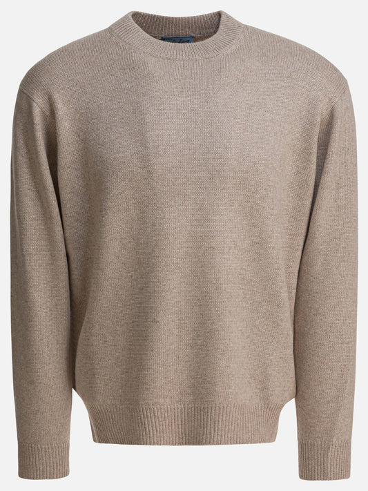 Crewneck sweaters Solid colour  Beige - Prada Men | PLP | VIETTI Online Store 
