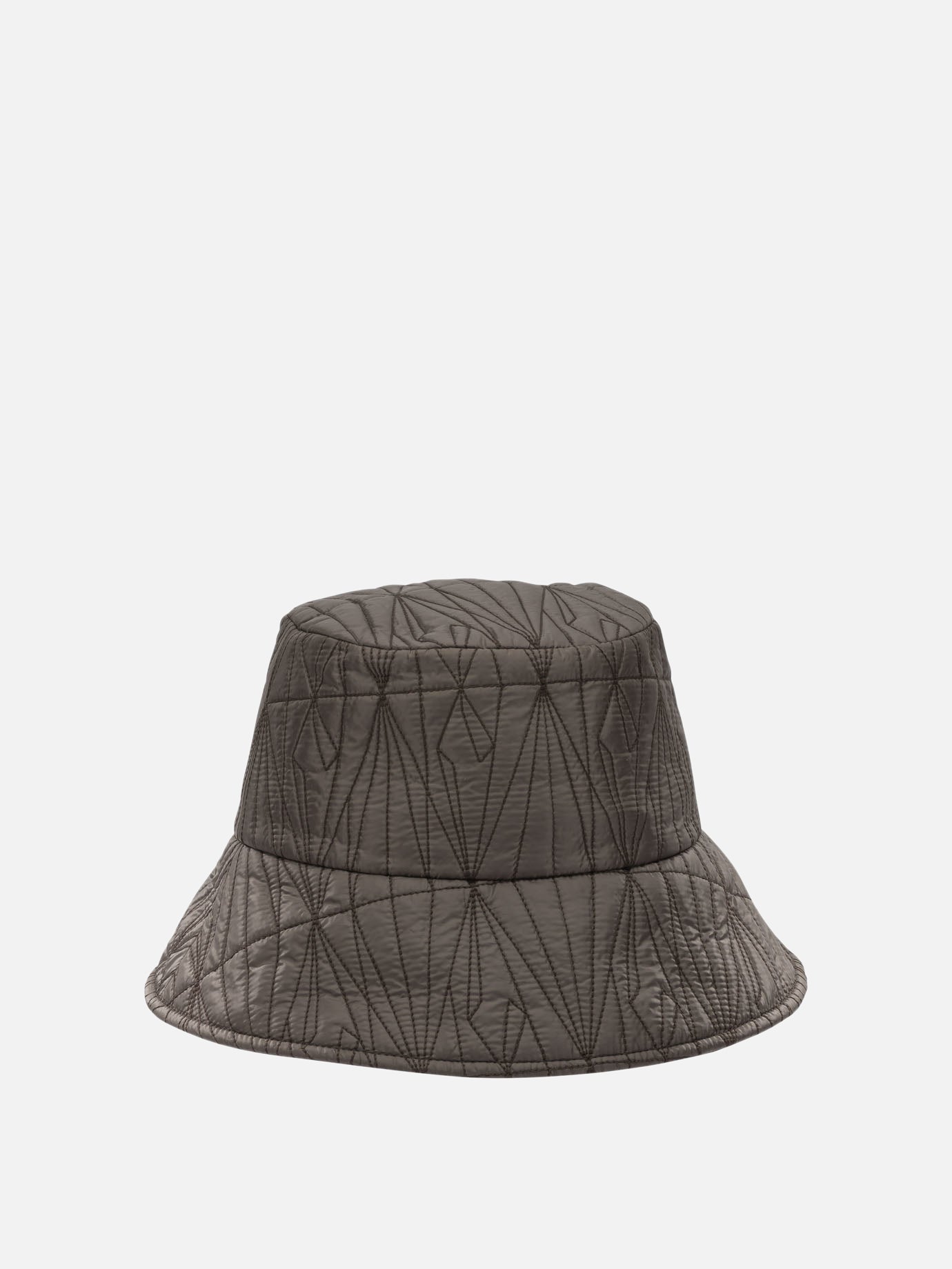 Bucket hats 100% polyester - Lining: 100% polyester - Padding: 100% polyester - Other fabric: 75% cotton 25% polyester  Grey - Rick Owens Women | PDP | VIETTI Online Store | Zoom-Modal_3
