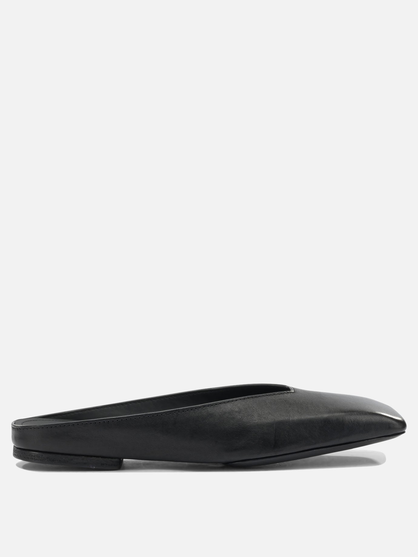 Slippers 100% ram leather - 100% cow leather  Black - Rick Owens Women | PDP | VIETTI Online Store | Zoom-Modal
