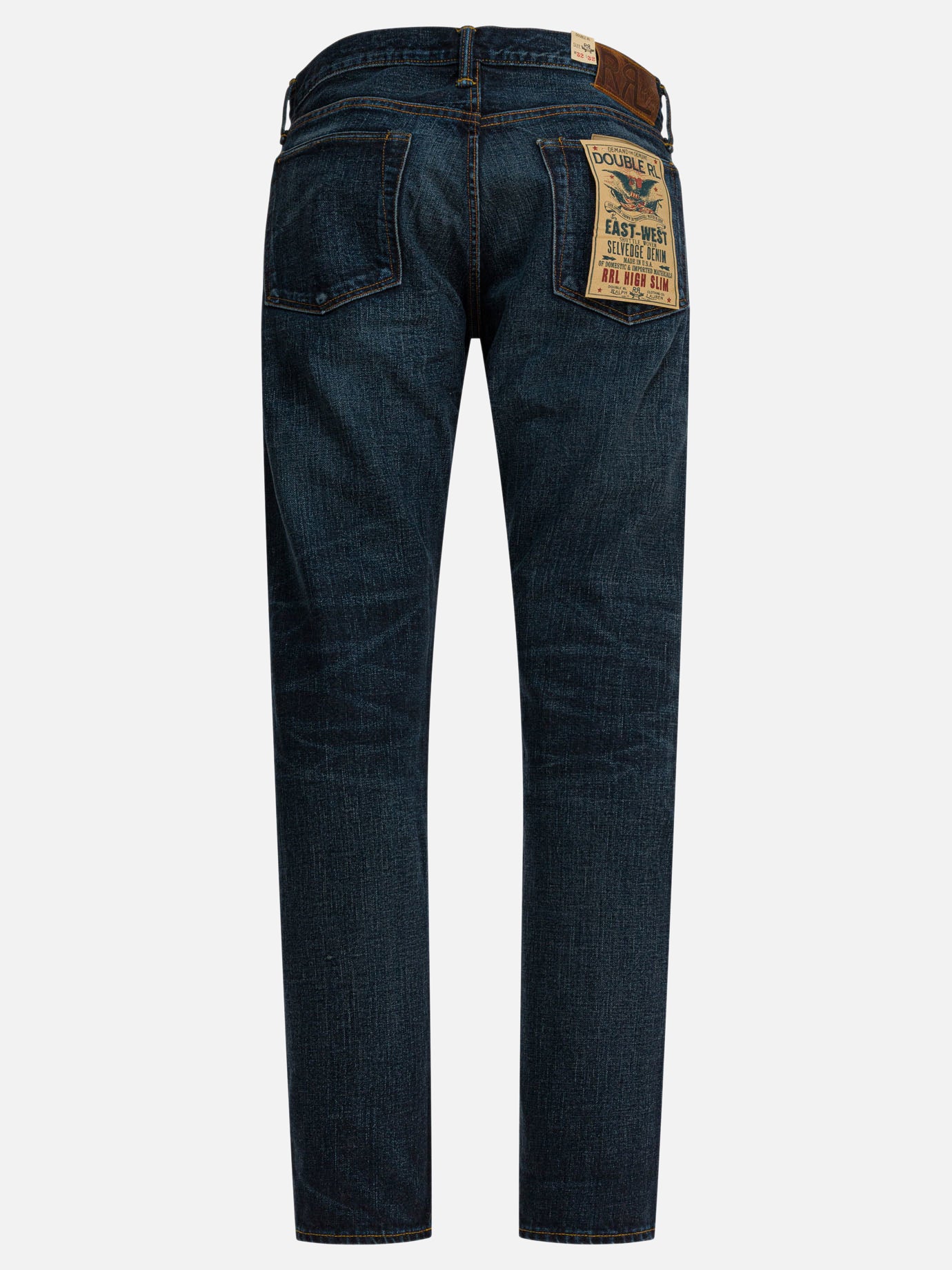 Straight-leg jeans Solid colour  Blue - RRL by Ralph Lauren Men | PDP | VIETTI Online Store | Zoom-Modal_2
