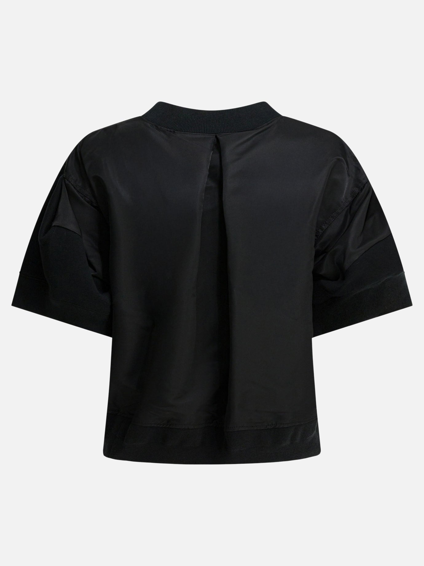 Crewneck t-shirts Solid colour  Black - Sacai Women | PDP | VIETTI Online Store | Zoom-Modal_2
