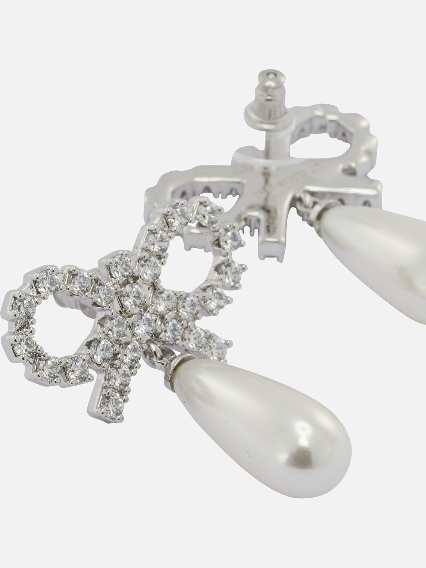 Earrings 100% brass  White - Self-portrait Women | PDP | VIETTI Online Store | Zoom-Modal_2
