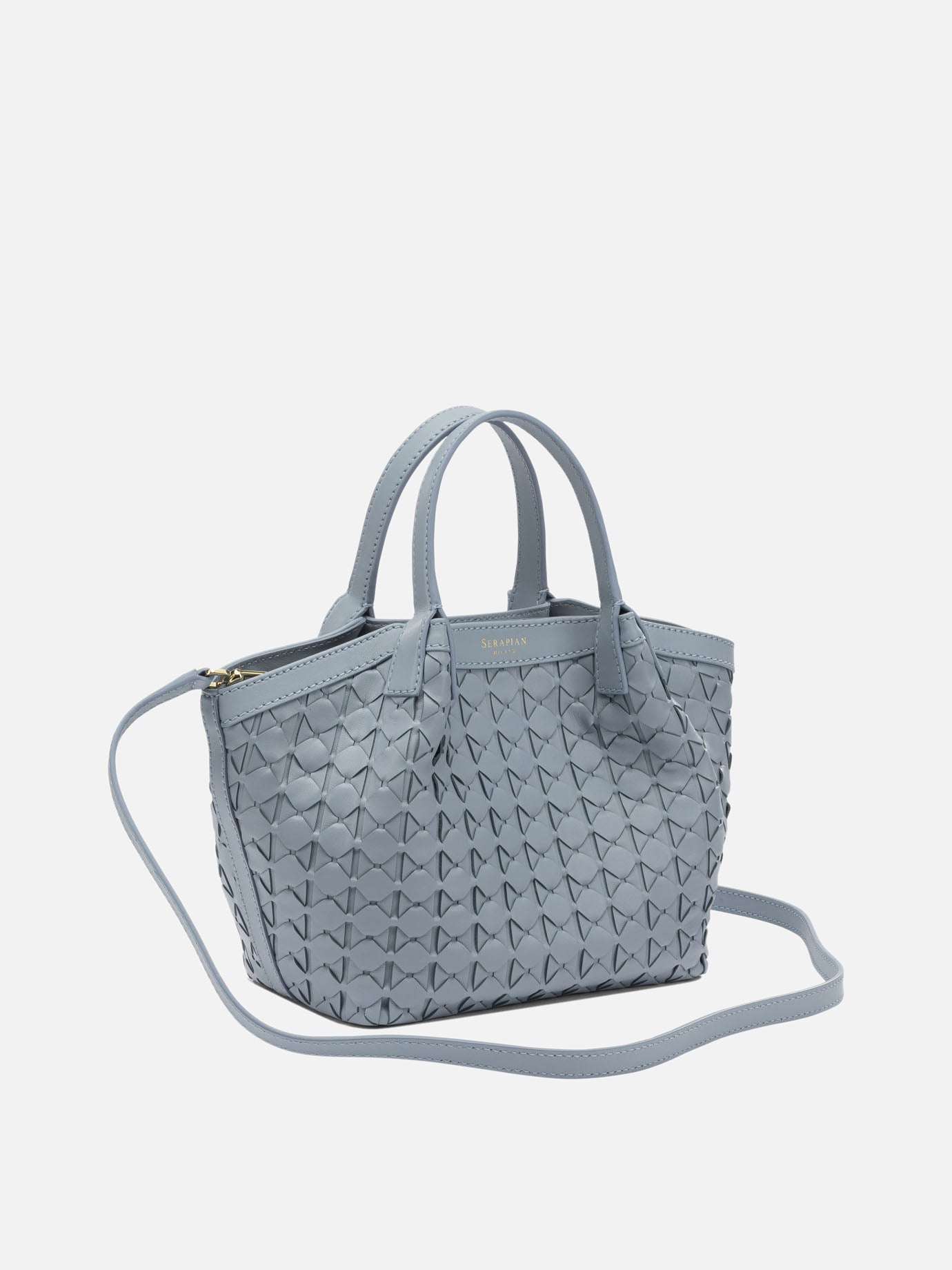 Small bags 100% nappa leather  Light blue - Serapian Women | PDP | VIETTI Online Store | thumbnail_2