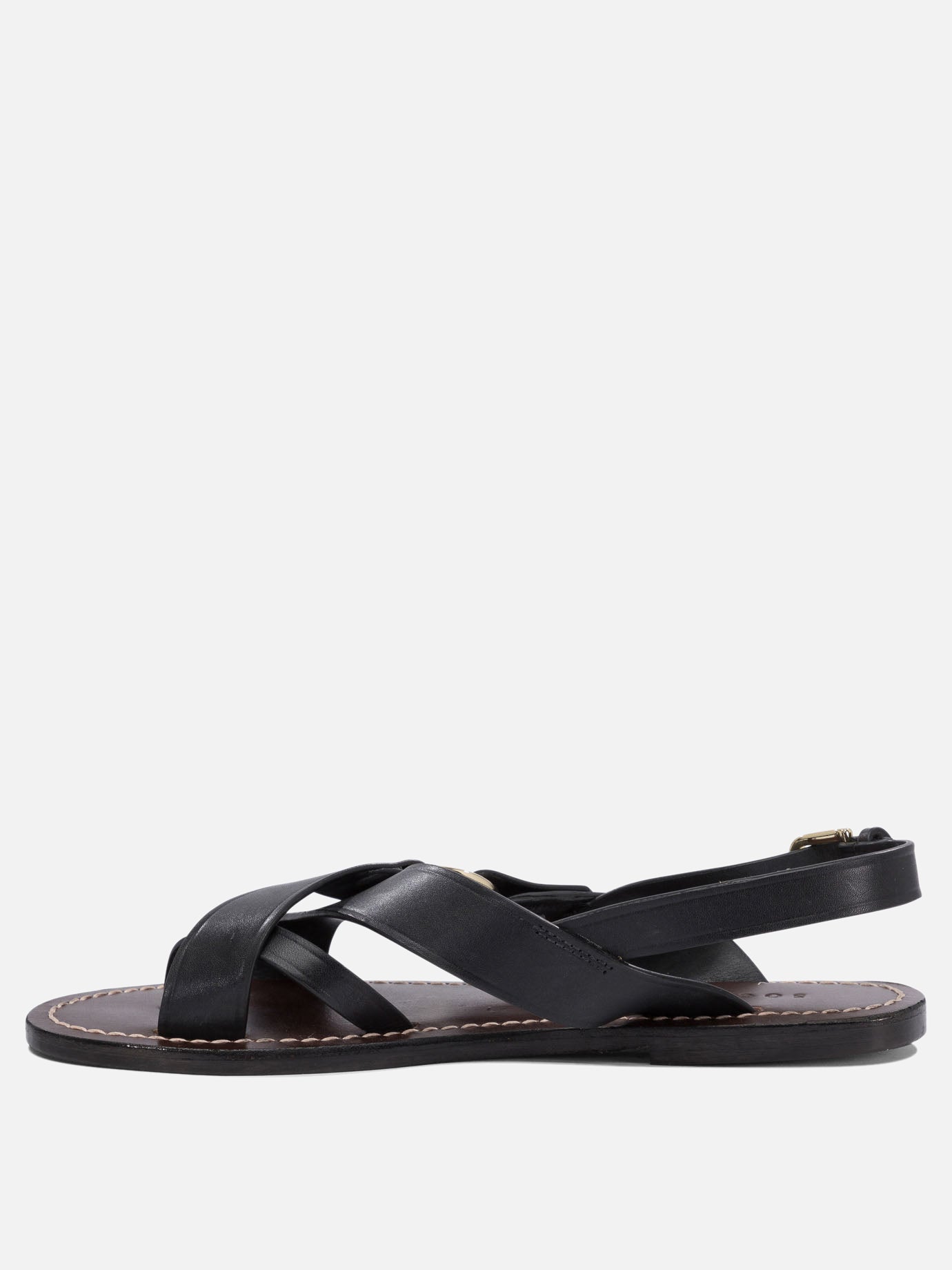 Flat sandals 100% leather  Black - Soeur Women | PDP | VIETTI Online Store | Zoom-Modal_3
