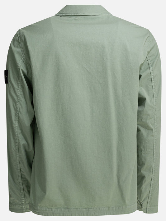 Overshirt jackets Solid colour  Green - Stone Island Men | VIETTI Online Store | 2
