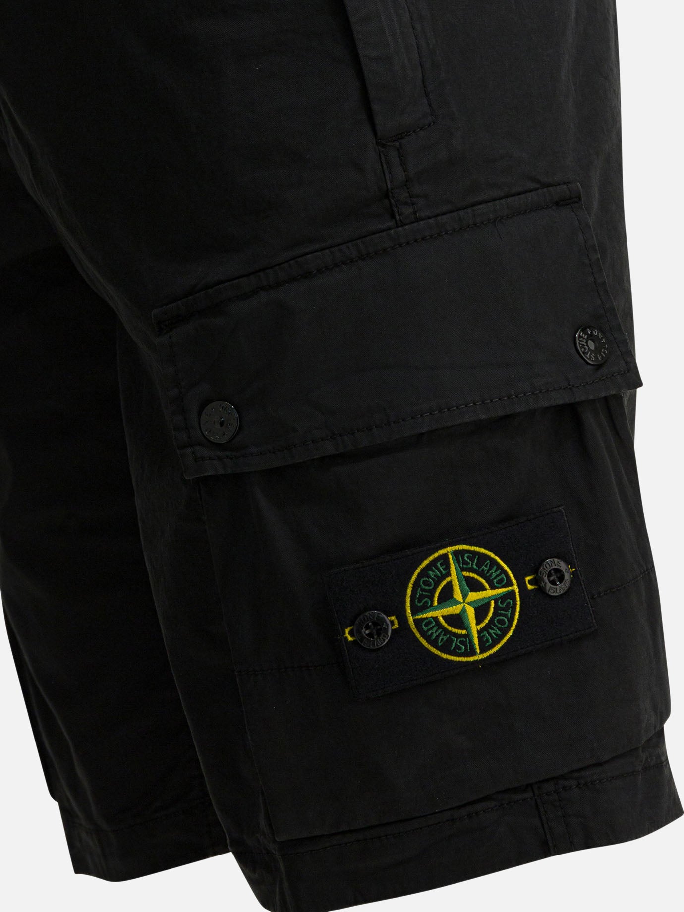 Cargo shorts Logo  Black - Stone Island Men | PDP | VIETTI Online Store | Zoom-Modal_4
