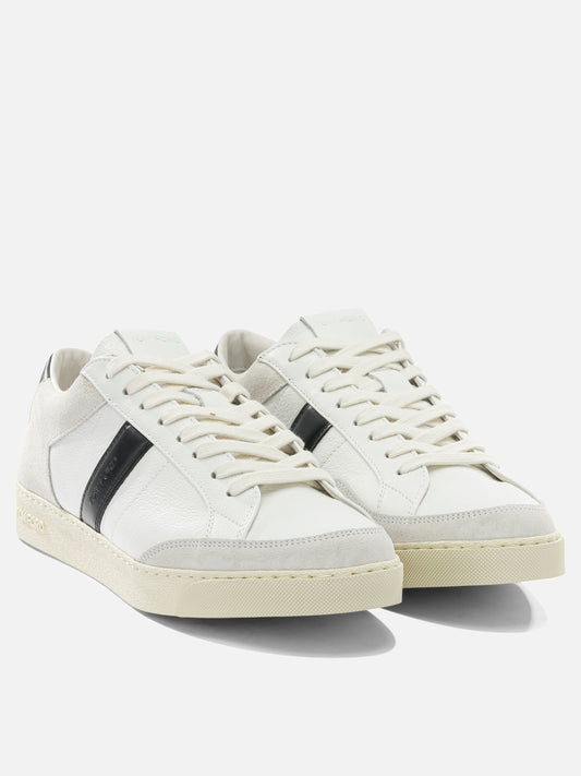 Low top sneakers 100% leather - 100% rubber  White - Tom Ford Men | PLP | VIETTI Online Store | 2
