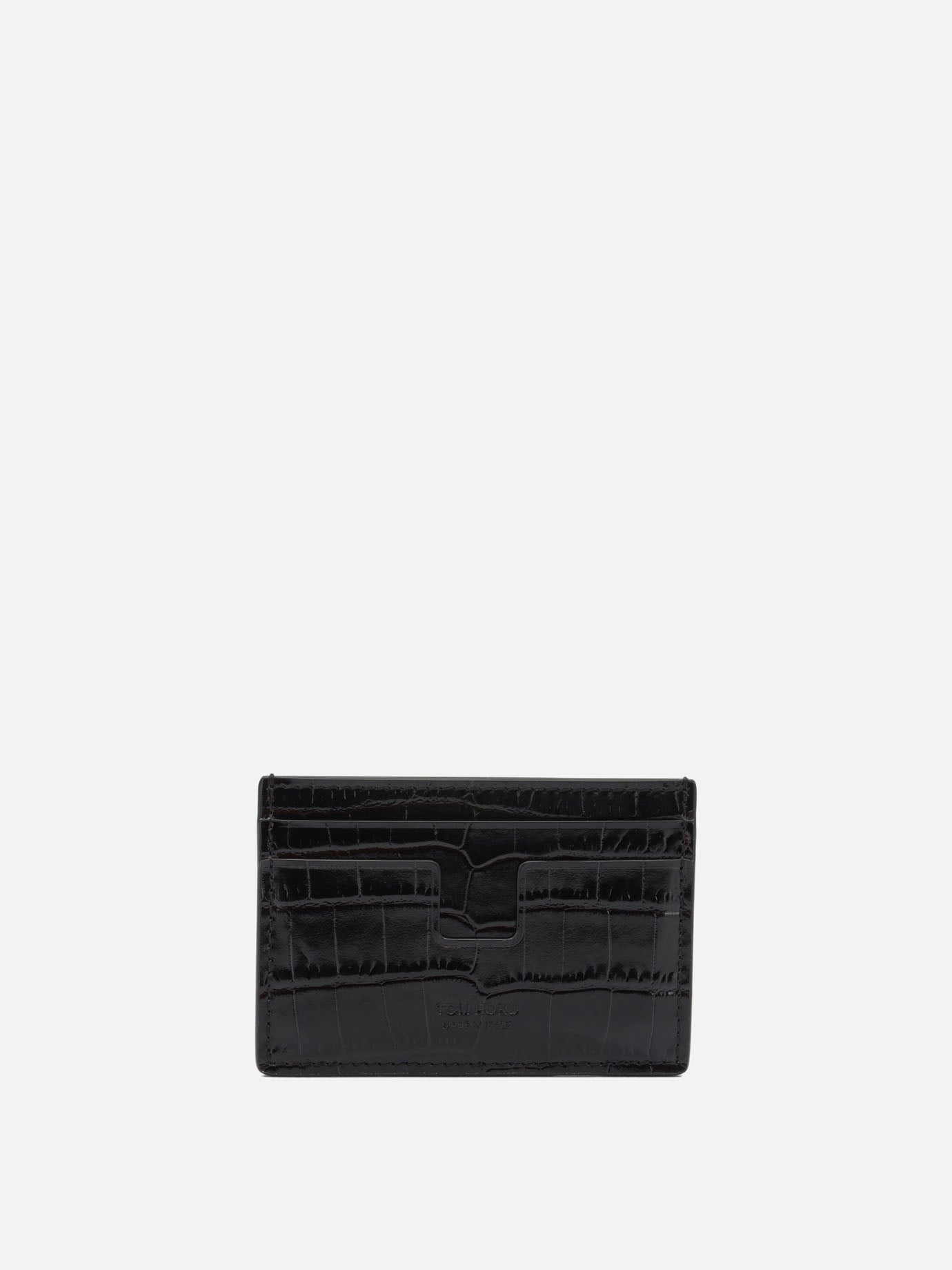 Card holders 100% calf leather - 100 sheep leather  Brown - Tom Ford Men | PDP | VIETTI Online Store | Zoom-Modal
