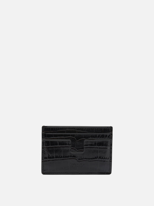 Card holders 100% calf leather - 100 sheep leather  Brown - Tom Ford Men | PLP | VIETTI Online Store 
