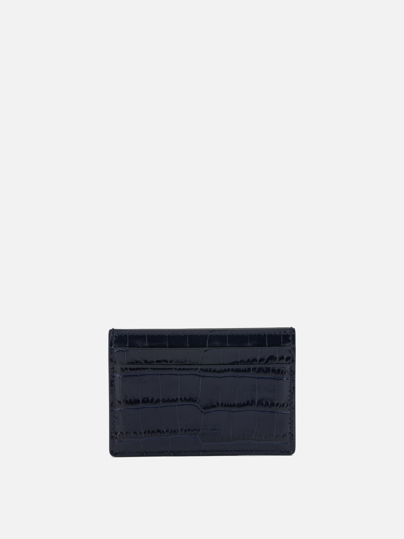 Card holders 100% calf leather  Blue - Tom Ford Men | PDP | VIETTI Online Store | Zoom-Modal
