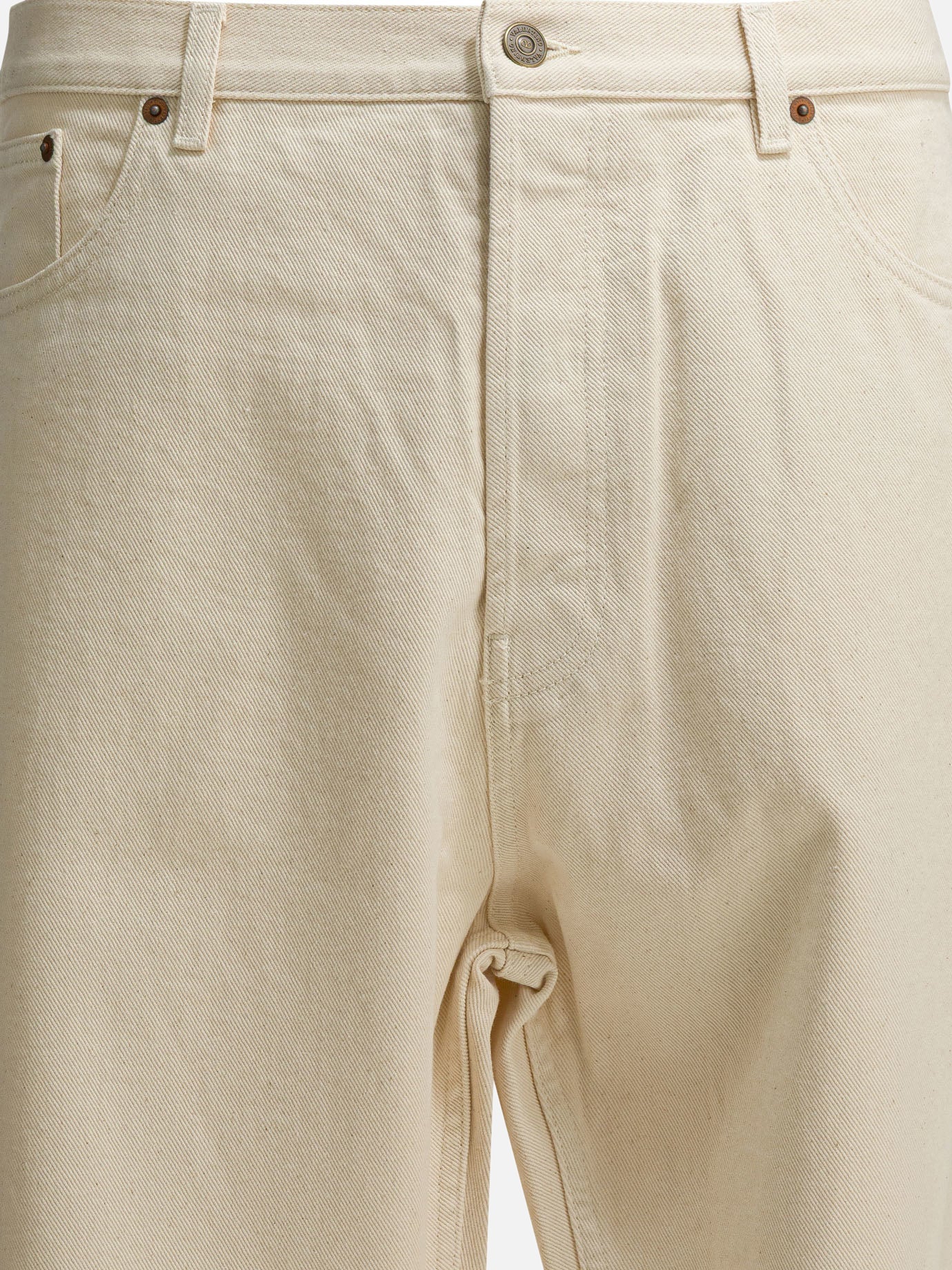 Straight-leg jeans 100% cotton  White - Valentino Men | PDP | VIETTI Online Store | thumbnail_3