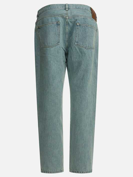 Straight-leg jeans 100% cotton  Light blue - Valentino Men | PLP | VIETTI Online Store | 2

