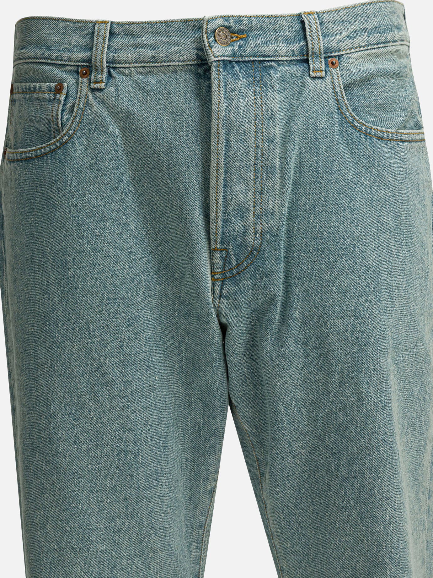 Straight-leg jeans 100% cotton  Light blue - Valentino Men | PDP | VIETTI Online Store | thumbnail_3