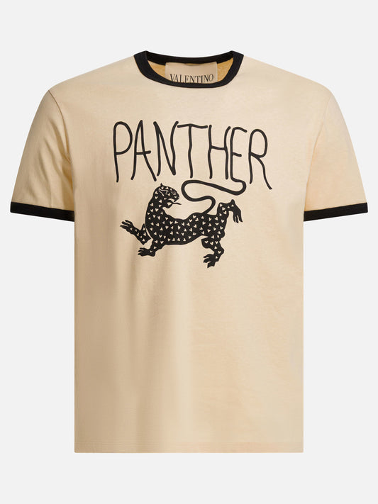 Crewneck t-shirts Graphics  Beige - Valentino Men | PLP | VIETTI Online Store 
