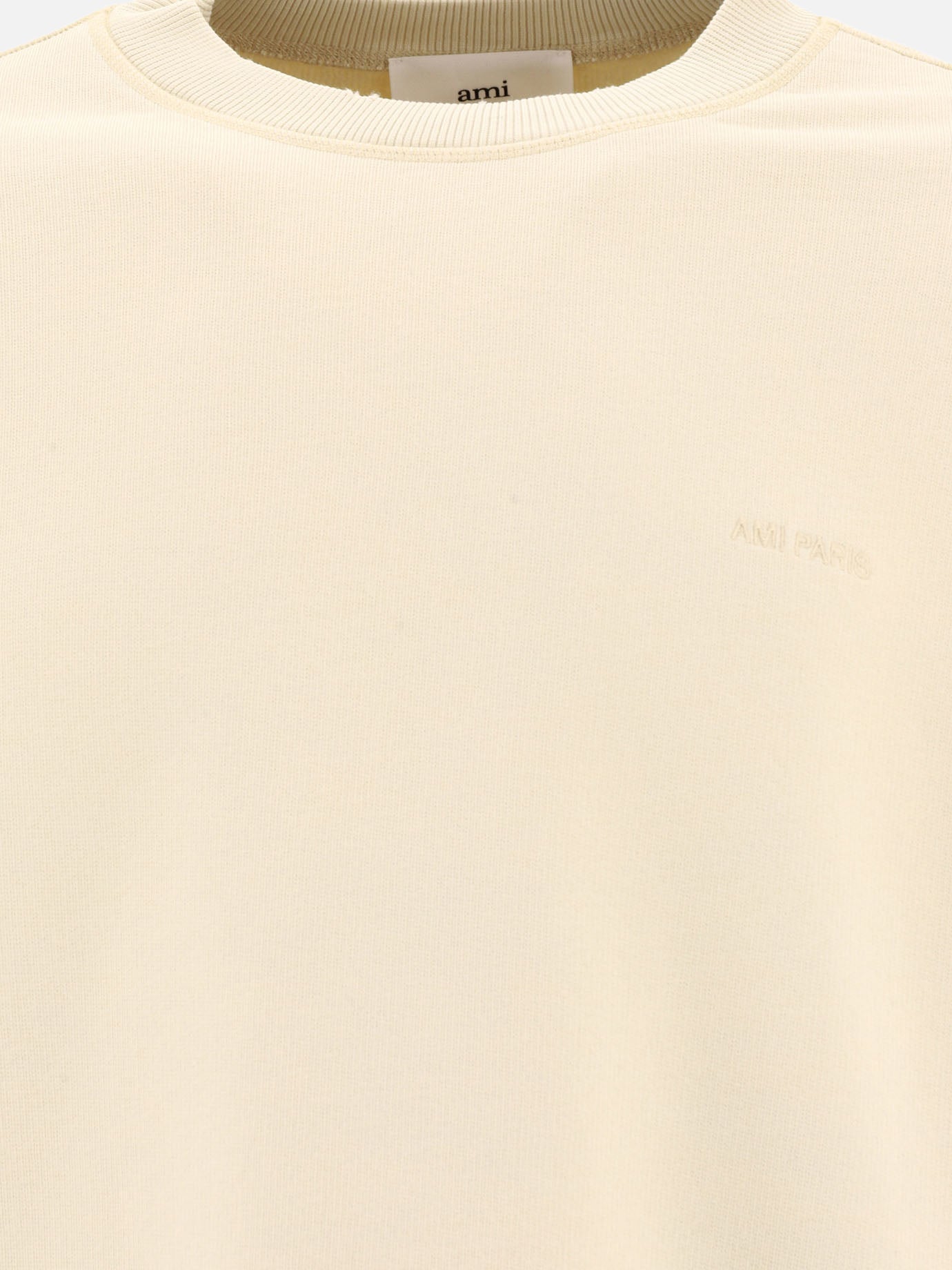 Crewnecks 100% cotton  White - Ami Paris Men | PDP | VIETTI Online Store | thumbnail_3