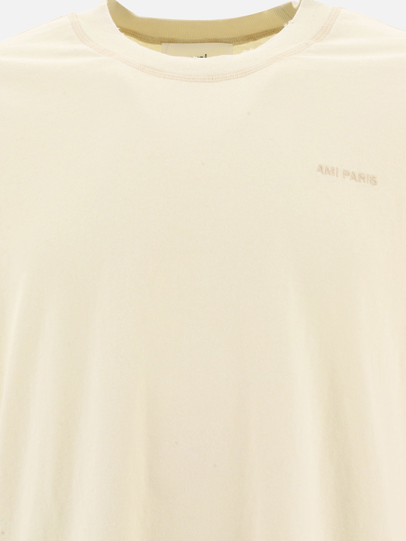 Crewneck t-shirts 100% cotton  White - Ami Paris Men | PDP | VIETTI Online Store | thumbnail_3