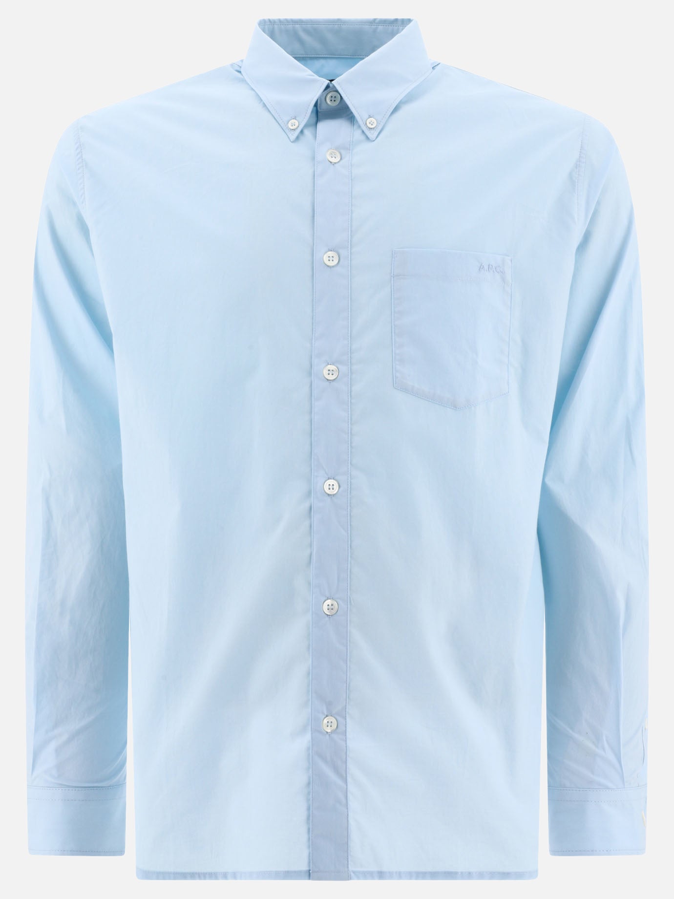 Formal shirts 100% cotone  Light blue - A.P.C. Men | PDP | VIETTI Online Store | Zoom-Modal
