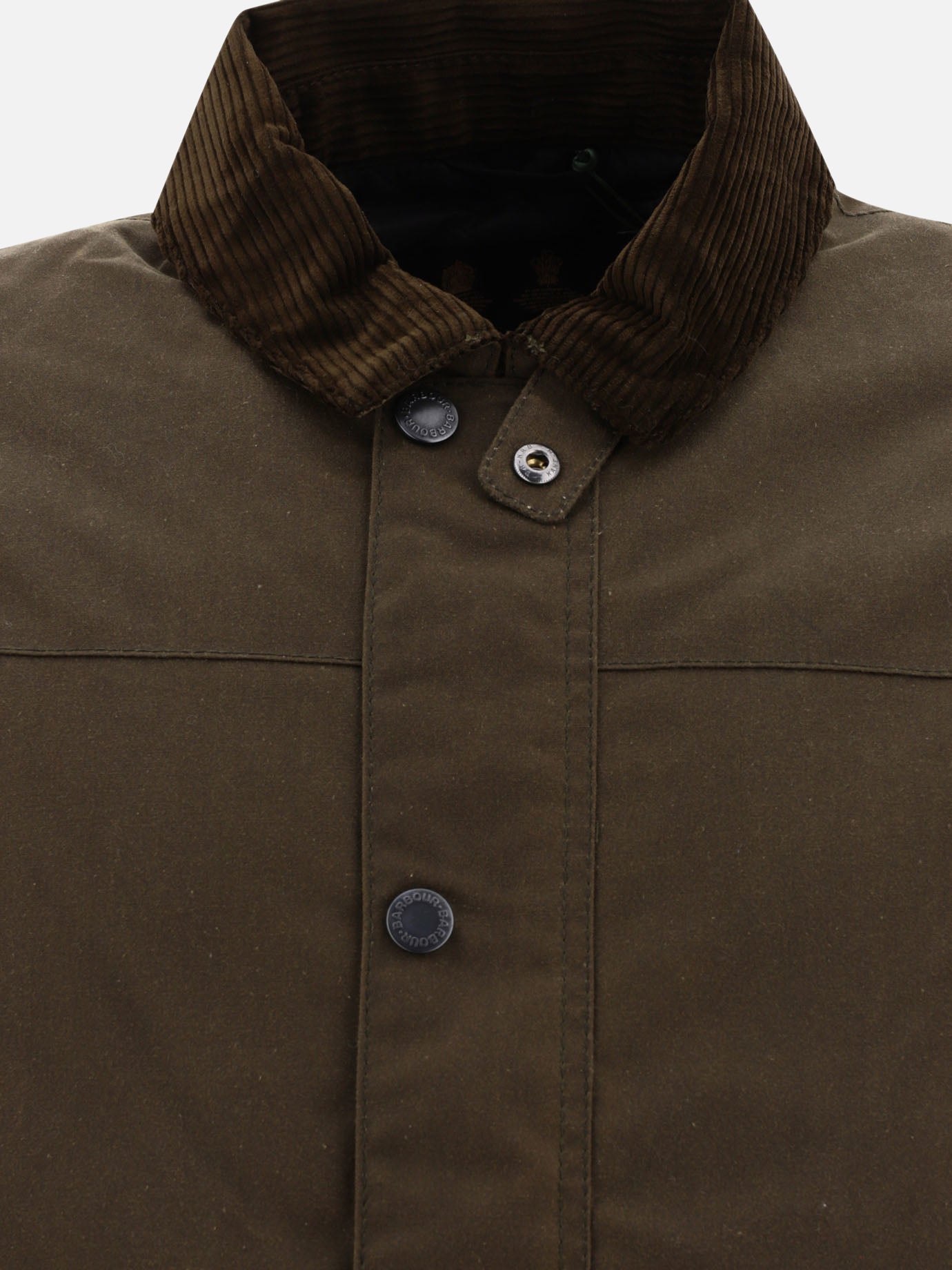 Quilted & Utility Jackets 100% cotone cerato  Green - Barbour Men | PDP | VIETTI Online Store | thumbnail_3
