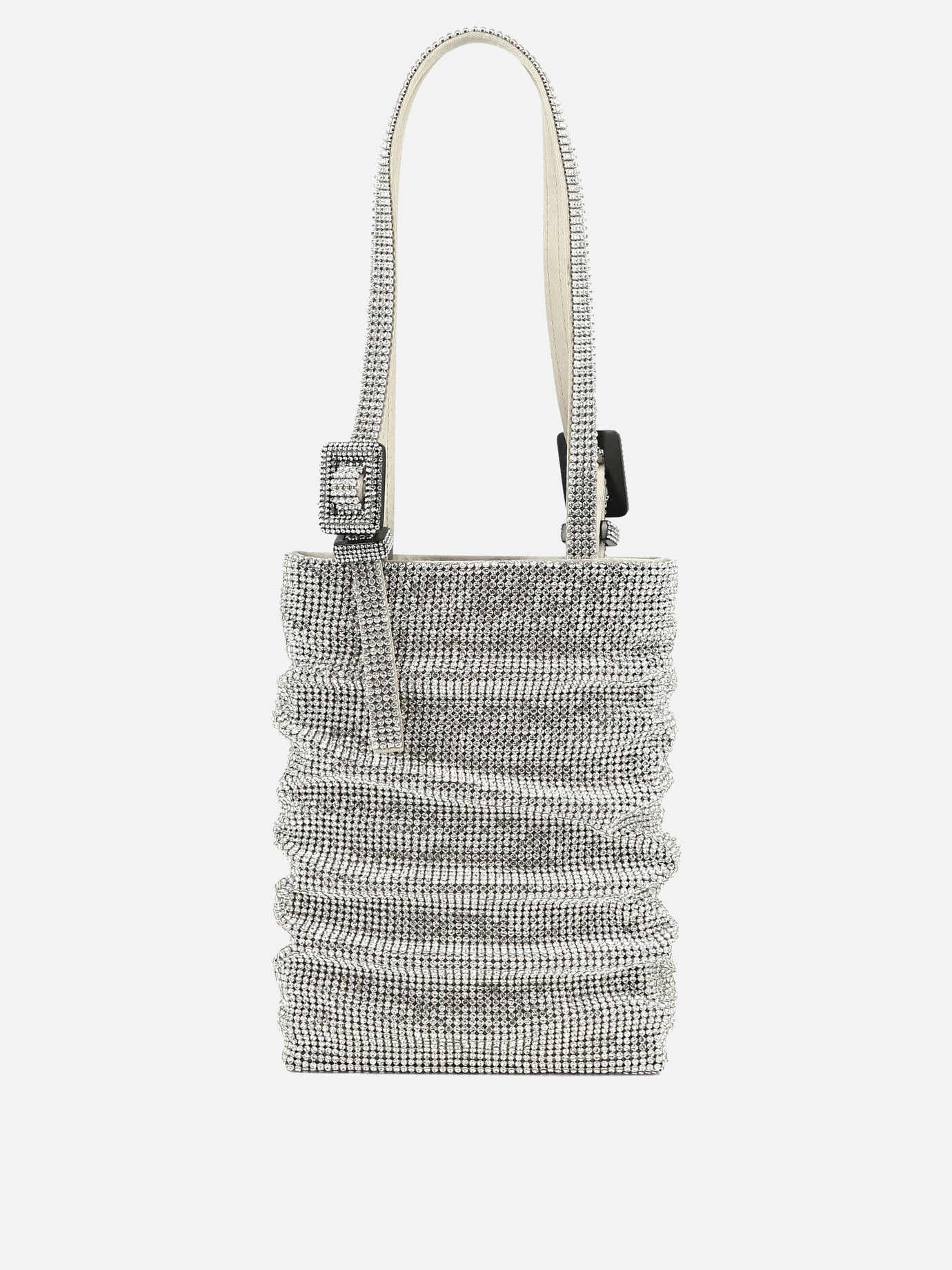 Small bags 100% aluminium mesh  Silver - Benedetta Bruzziches Women | PDP | VIETTI Online Store | thumbnail_3