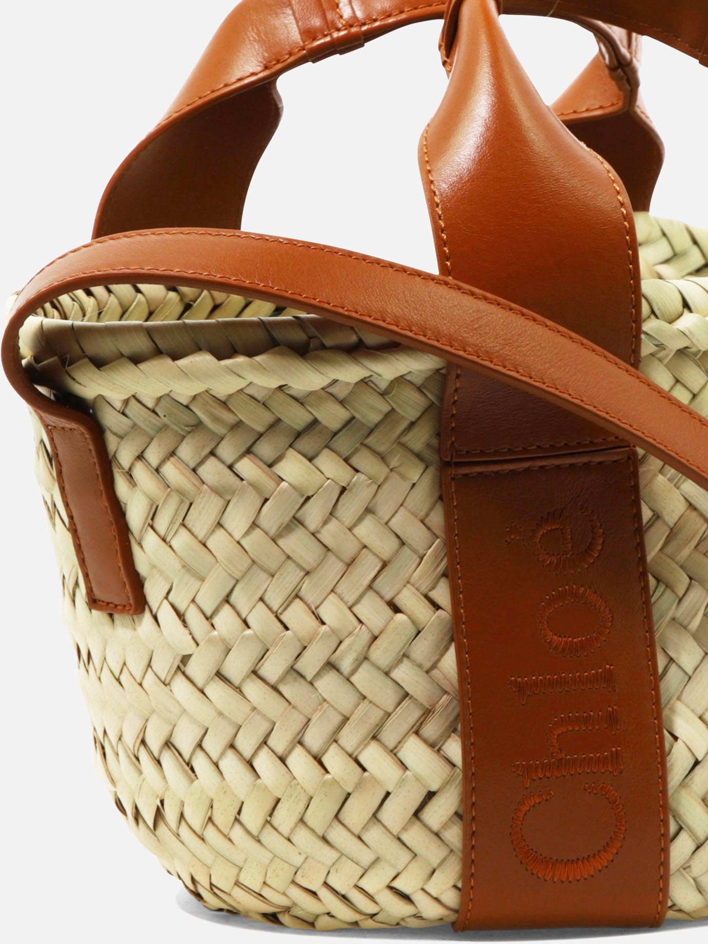 Small bags 70% rafia 30% pelle di vitello  Brown - Chloé Women | PDP | VIETTI Online Store | thumbnail_4