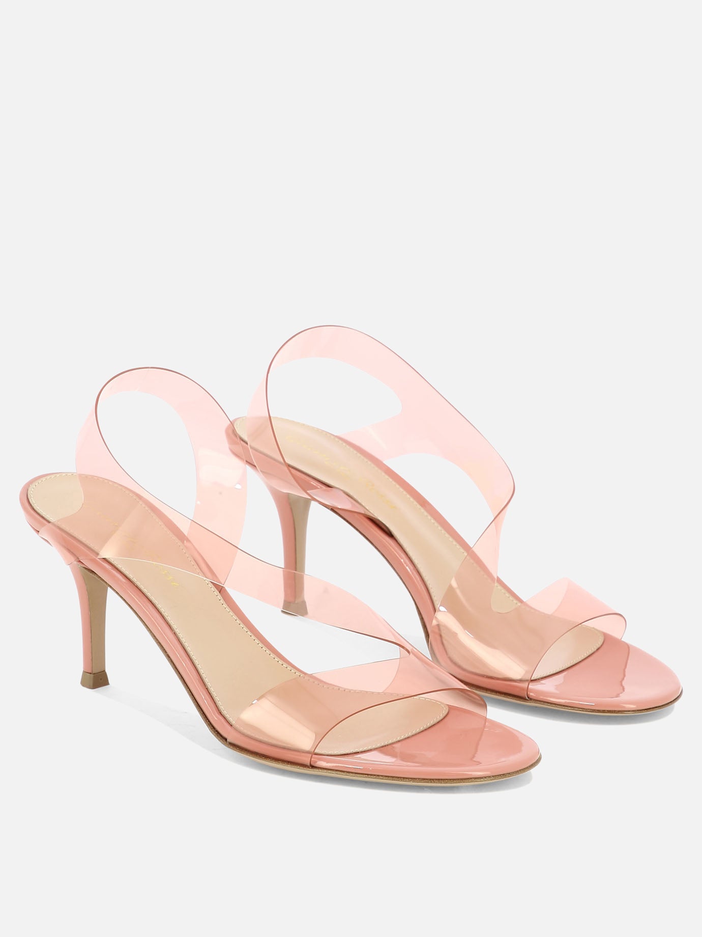 Heeled sandals 100% tpu - 100% cuoio  Pink - Gianvito Rossi Women | PDP | VIETTI Online Store | thumbnail_2