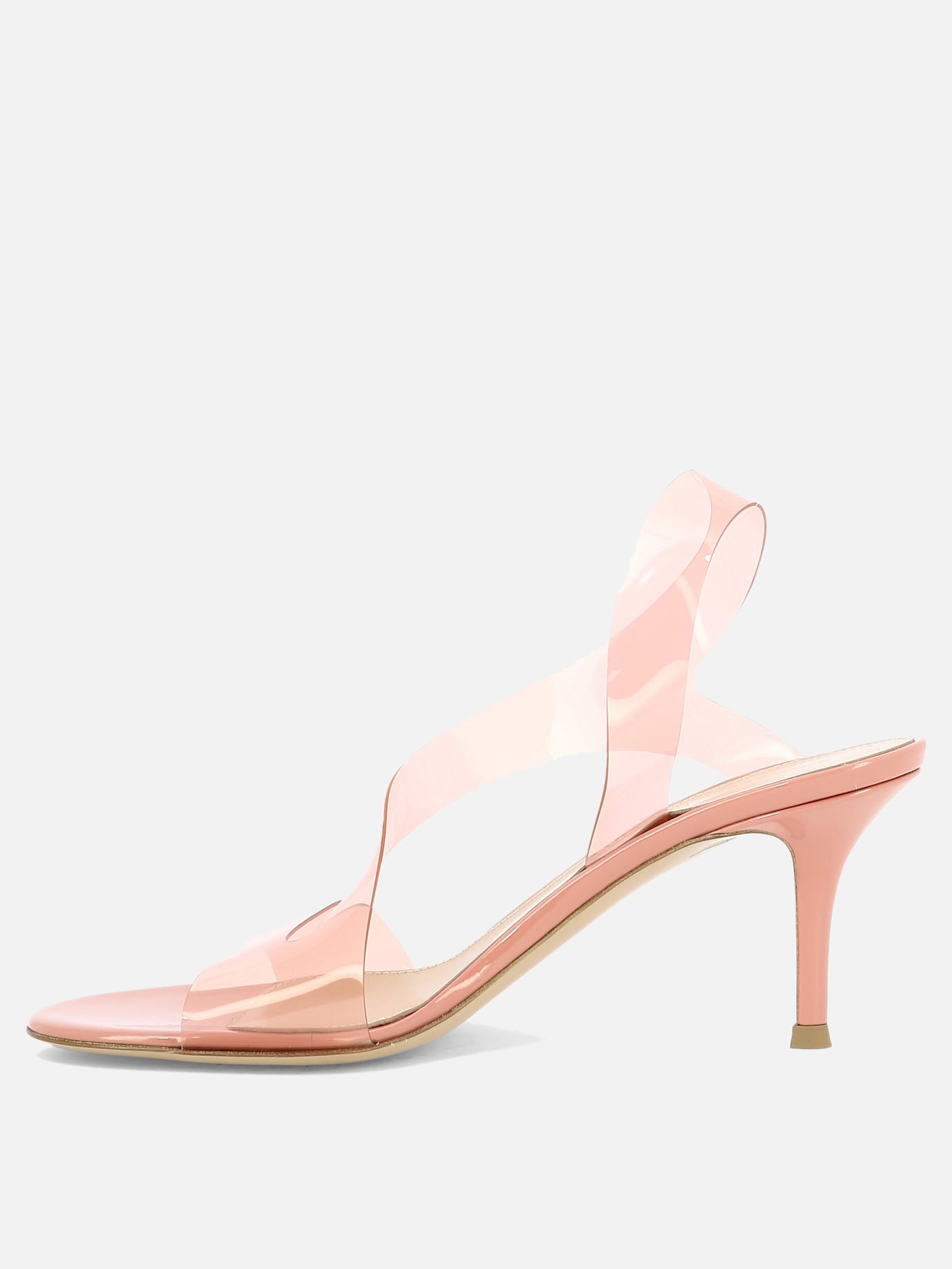 Heeled sandals 100% tpu - 100% cuoio  Pink - Gianvito Rossi Women | PDP | VIETTI Online Store | thumbnail_3