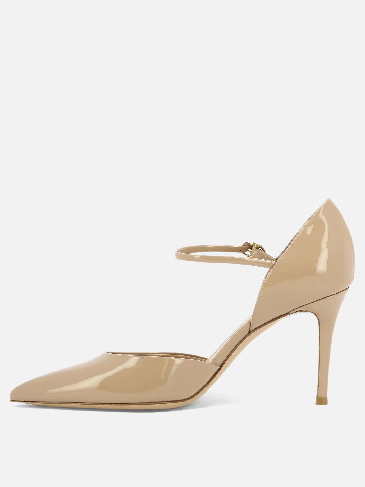 Pumps 100% pelle verniciata - 100% cuoio  Pink - Gianvito Rossi Women | PDP | VIETTI Online Store | Zoom-Modal_3
