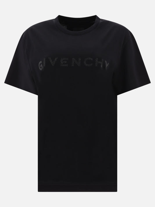 GIVENCHY t-shirt in cotton with rhinestones