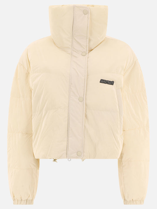 Down jackets 100% polyamide - Padding: down and feathers  Beige - Marant Étoile Women | PLP | VIETTI Online Store 
