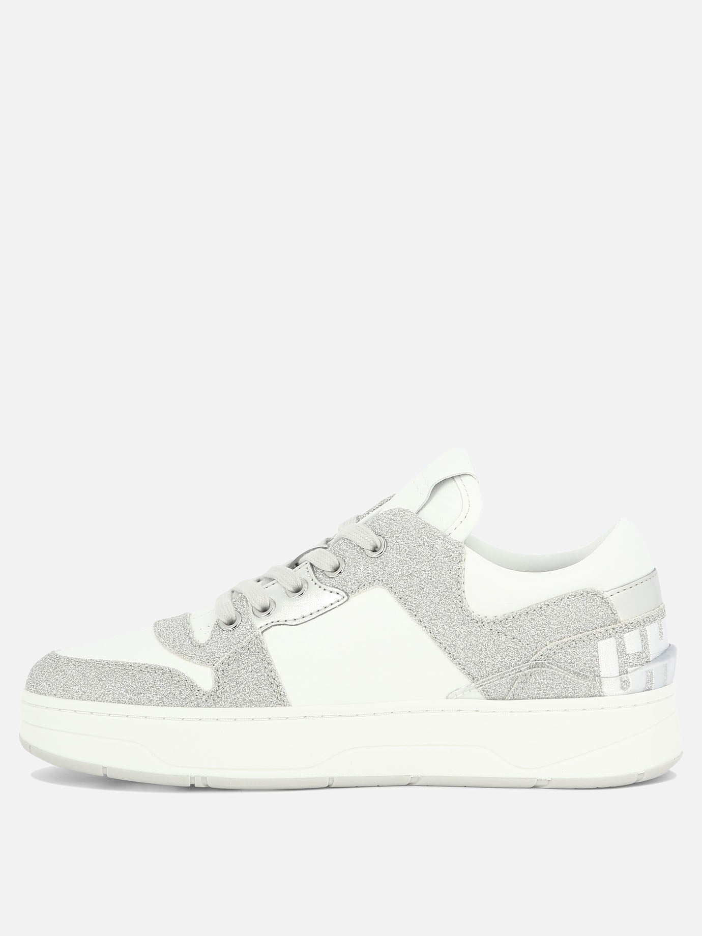 Low top sneakers 100% pelle - 100% gomma  White - Jimmy Choo Women | PDP | VIETTI Online Store | thumbnail_3