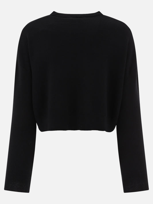 Crewneck sweaters 100% lana vergine  Black - Max Mara Women | PLP | VIETTI Online Store | 2
